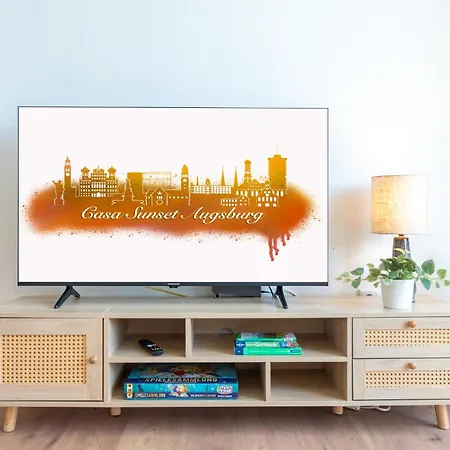 Casa Sunset -unvergessliche Panorama Aussicht Im Stylischen Augsburg